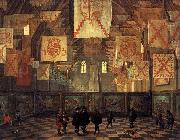 Bartholomeus van Bassen Interior of the Great Hall on the Binnenhof in The Hague. Sweden oil painting artist
